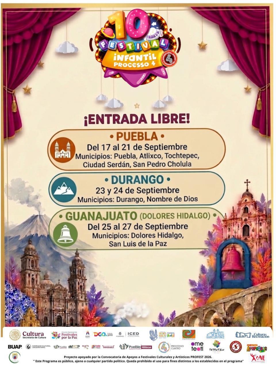 Gobierno de Pepe Chedraui recibe el 10&ordm; Festival Infantil Processo4