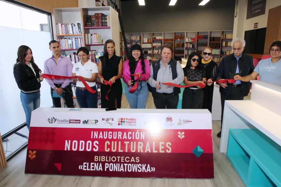 INAUGURACI&Oacute;N DE RED DE BIBLIOTECAS ELENA PONIATOWSKA