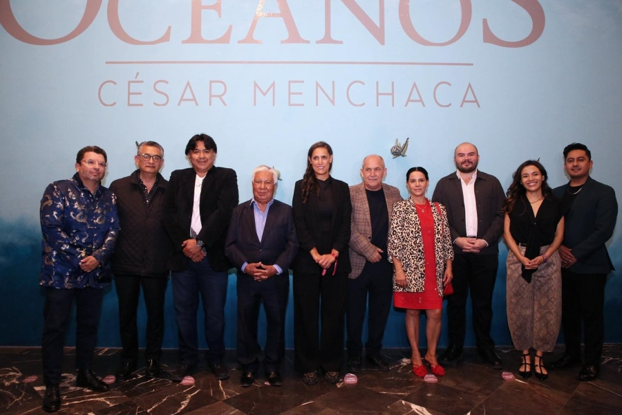 Llega la exposición “El Murmullo de los Océanos” de César Menchaca a la Galería de Palacio Municipal