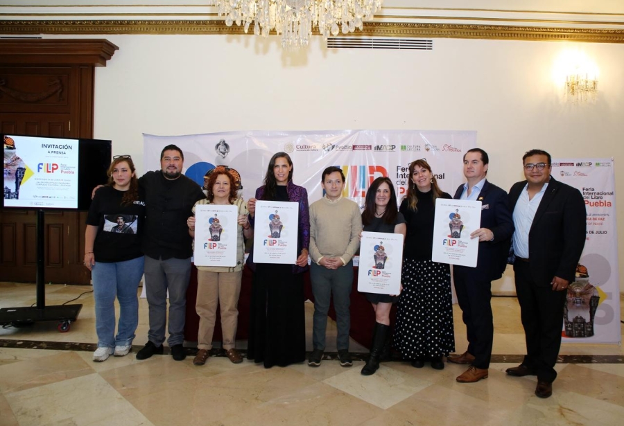 Presenta Gobierno de la Ciudad de Puebla en CDMX la primer Feria Internacional del Libro 2025